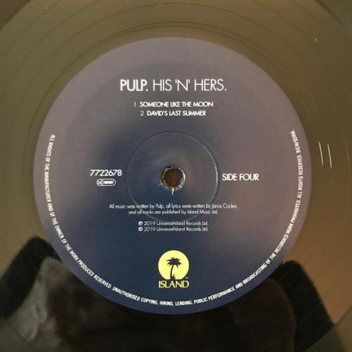 Виниловая пластинка Pulp, His 'n' Hers