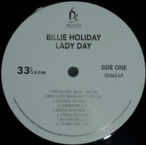 Виниловая пластинка BILLIE HOLIDAY - LADY DAY