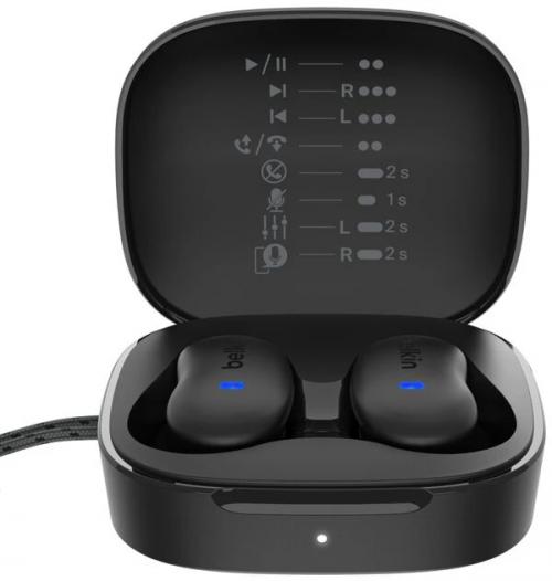 Наушники Belkin SoundForm Anywhre True Wireless Black