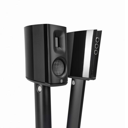 Полочная акустика Borresen C1 Black (стойки в комплекте)