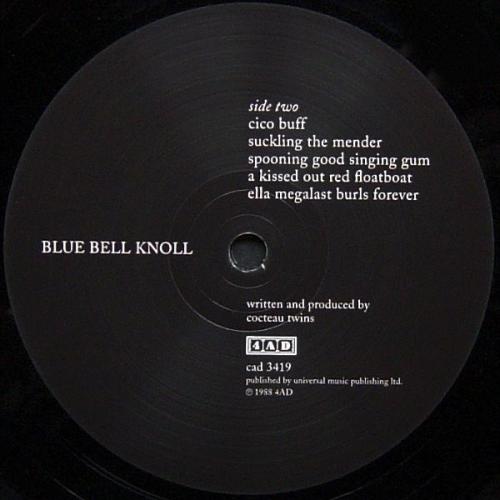 Виниловая пластинка Cocteau Twins - Blue Bell Knoll (Black Vinyl LP)