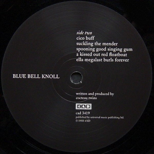 Виниловая пластинка Cocteau Twins - Blue Bell Knoll (Black Vinyl LP)