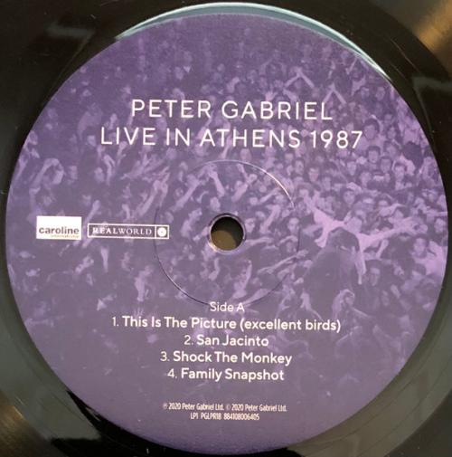 Виниловая пластинка Peter Gabriel - Live In Athens 1987 (Half Speed) (Black Vinyl 2LP)