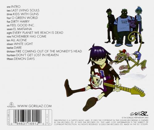 CD диск Gorillaz - Demon Days