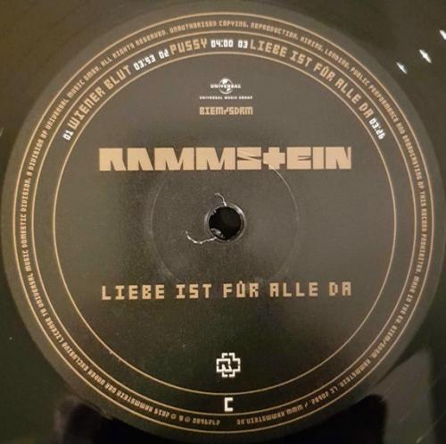 Виниловая пластинка Rammstein, Liebe Ist Fur Alle Da