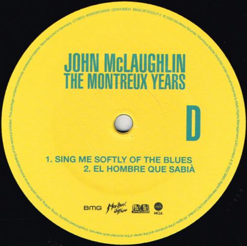 Виниловая пластинка John McLaughlin - The Montreux Years (Black Vinyl 2LP)