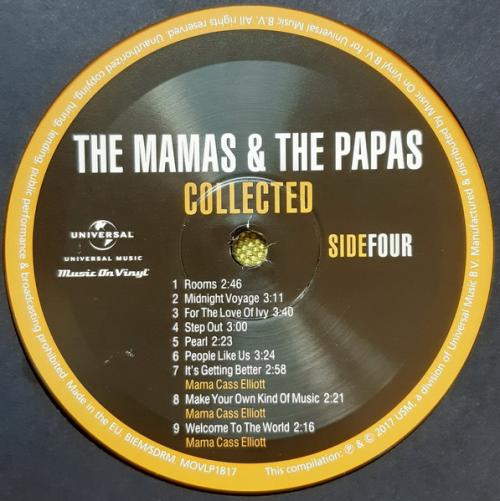 Виниловая пластинка The Mamas & The Papas - Collected (Black Vinyl 2LP)