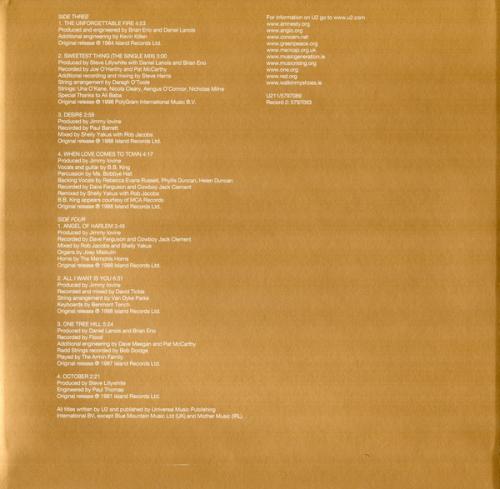 Виниловая пластинка U2, The Best Of 1980-1990 (Remastered 2017)