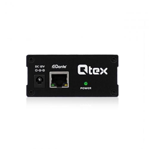 Транскодер аналоговых аудиосигналов и сигналов Dante Qtex QAI 4BY4iPOE