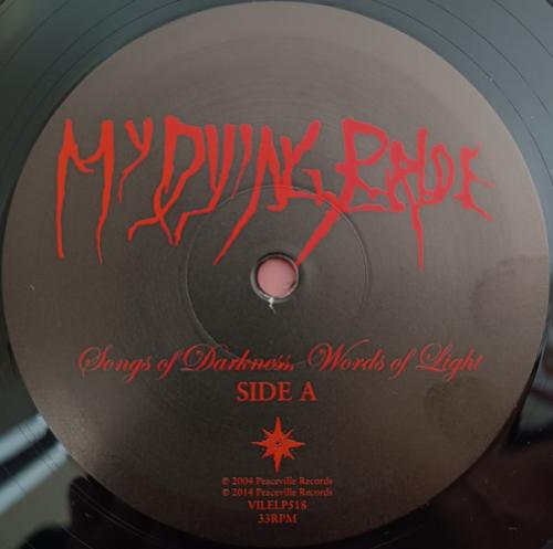 Виниловая пластинка My Dying Bride - Songs Of Darkness Words Of Light (Black Vinyl 2LP)