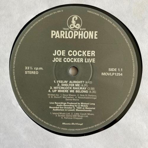 Виниловая пластинка Cocker Joe - Live (2LP)