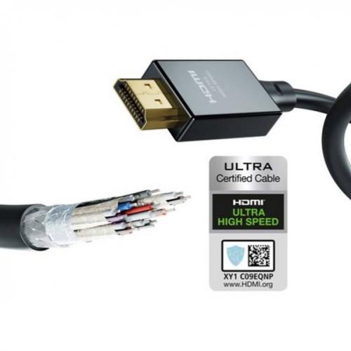 HDMI кабель In-Akustik White Ultra High Speed HDMI, 2.0m #313991002