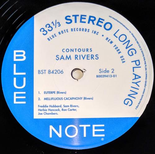 Виниловая пластинка Rivers, Sam, Contours