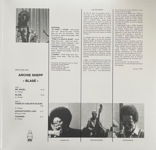 Виниловая пластинка Archie Shepp - Blase (Coloured Vinyl LP)