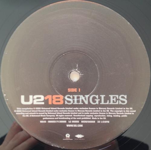 Виниловая пластинка U2, U218 Singles