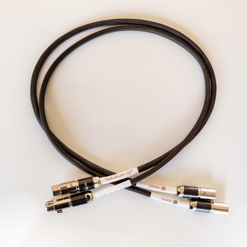 Кабель межблочный аудио Tellurium Q Silver III XLR 1.5m