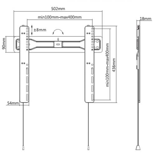 Кронштейн для телевизора Digis DSM-P5740
