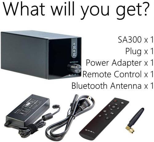 Стереоусилитель SMSL SA300 Black