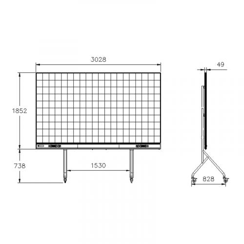 LED-экран EliteBoard DC-136F1O