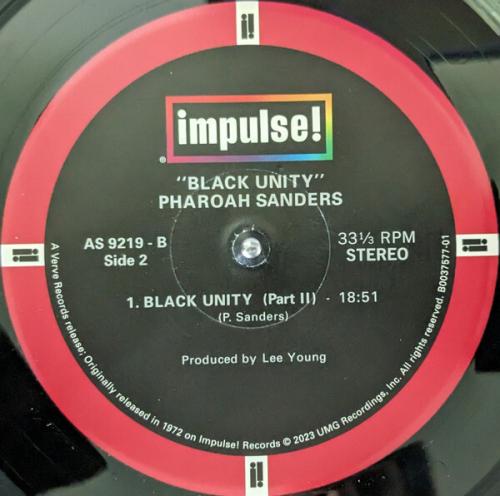 Виниловая пластинка Pharoah Sanders - Black Unity (Black Vinyl LP)