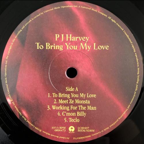 Виниловая пластинка UMC PJ Harvey To Bring You My Love (2020 Reissue)