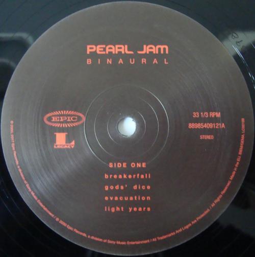 Виниловая пластинка Pearl Jam BINAURAL