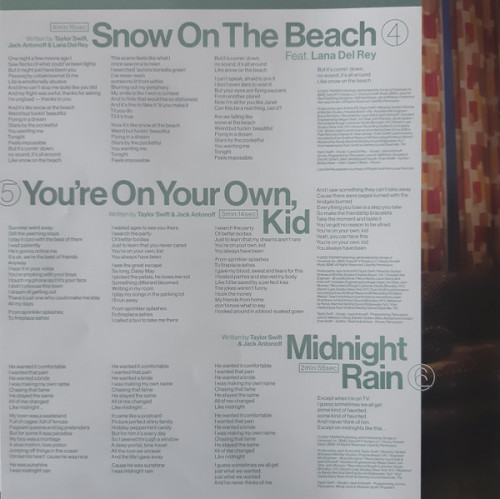 Виниловая пластинка Taylor Swift - Midnights (Special Edition Green Vinyl LP)