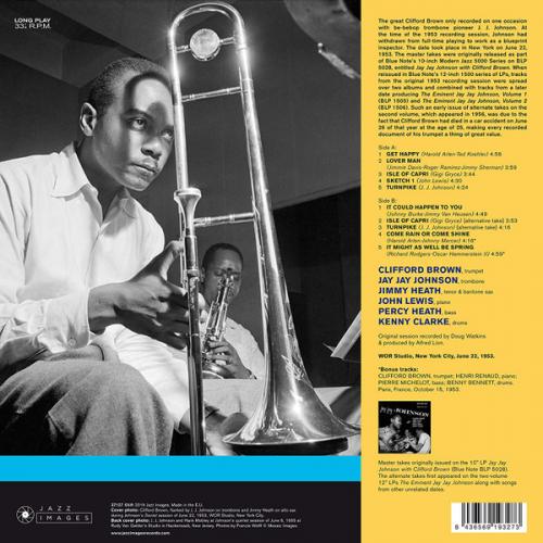 Виниловая пластинка Clifford Brown; Johnson, J.J. - Get Happy (Black Vinyl LP)