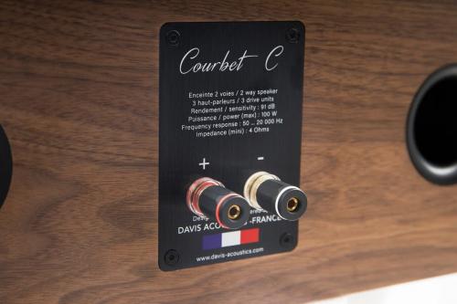 Акустика центрального канала Davis Acoustics Courbet C Walnut Venner