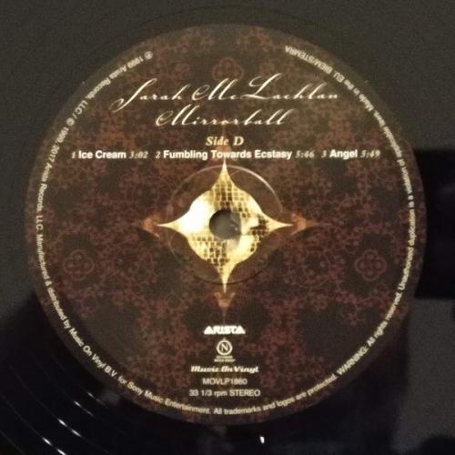 Виниловая пластинка Mclachlan Sarah - Mirrorball (Black Vinyl 2LP)