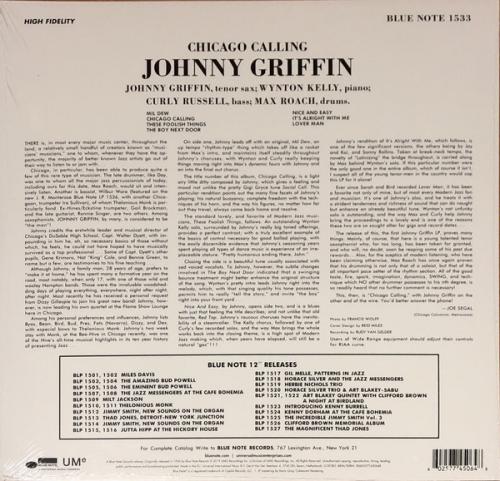 Виниловая пластинка Griffin, Johnny, Introducing Johnny Griffin