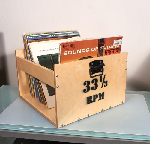 Ящик для хранения виниловых пластинок VOXmodule Vinyl Stand 03
