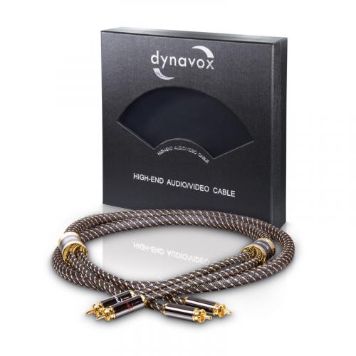 Кабель межблочный Dynavox Black Line Cinchkabel Stereo 1.0m (207480)