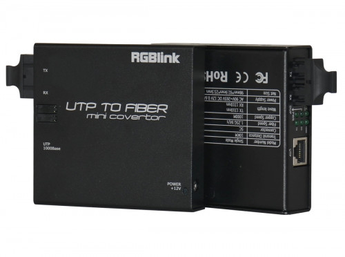 Комплект удлинителя Ethernet по многомодовому оптоволокну RGBLink MSP 209M