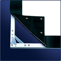 Мобильный натяжной экран Classic Solution Corvus (F 398х224/9 PW-PS/J)