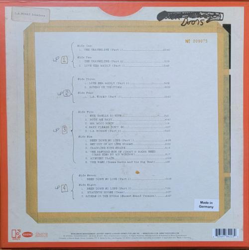 Виниловая пластинка DOORS THE - LA WOMAN SESSIONS - RSD 2022 RELEASE (4LP)
