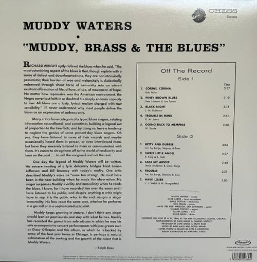 Виниловая пластинка Muddy Waters - Muddy, Brass & The Blues (BlackVinyl LP)