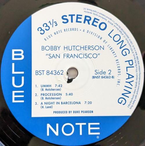Виниловая пластинка Bobby Hutcherson; Land, Harold - San Francisco (Black Vinyl LP)