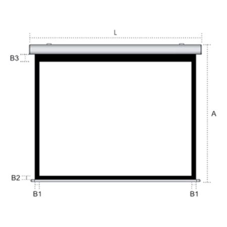 Экран Classic Solution Premier Phoenix-R (16:9) 276х276 (E 266x149/9 MW-PR/W)