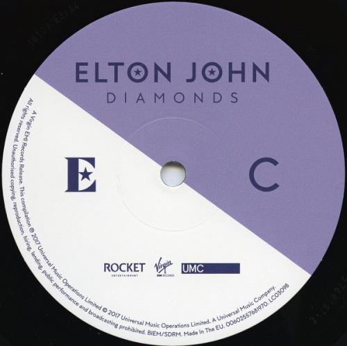 Виниловая пластинка Elton John, Diamonds (2LP)
