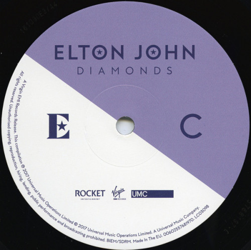 Виниловая пластинка Elton John, Diamonds (2LP)