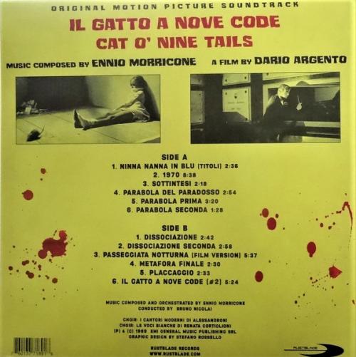 Виниловая пластинка Саундтрек - Il Gatto A Nove Code (Ennio Morricone) (Coloured Vinyl LP)
