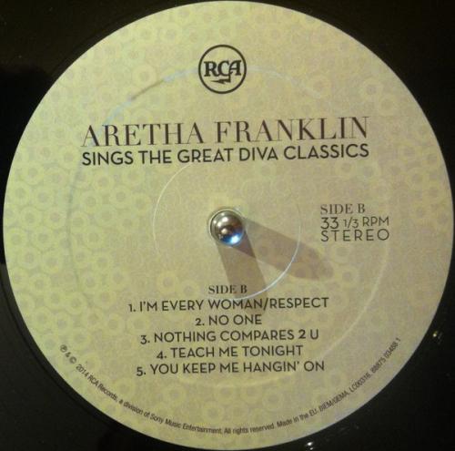 Виниловая пластинка Sony Aretha Franklin Sings The Great Diva Classics (Black Vinyl)