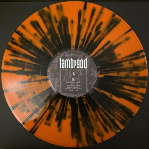 Виниловая пластинка Lamb Of God - Into Oblivion (Neon Orange-Black Splattered Vinyl LP)