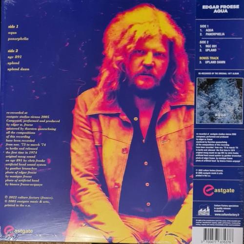 Виниловая пластинка Edgar Froese - Aqua (Coloured Vinyl LP)