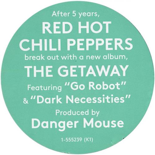 Виниловая пластинка WM Red Hot Chili Peppers The Getaway (Black Vinyl)
