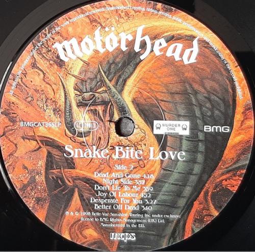 Виниловая пластинка MOTORHEAD - SNAKE BITE LOVE (REISSUE)
