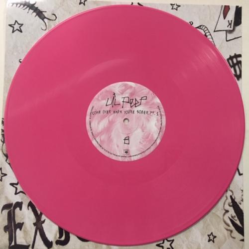 Виниловая пластинка Sony Lil Peep Come Over When You'Re Sober, Pt. 1 & Pt. 2 (Neon Pink & Black Vinyl/Gatefold)