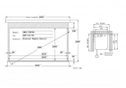 Экран Lumien Master Large Control 284x441 см (раб. область 269x431 см) (200") Matte White LMLC-100106