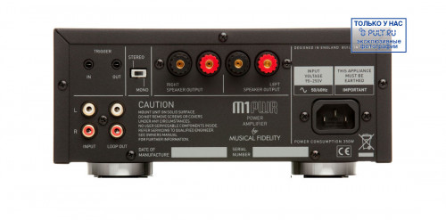 Усилитель звука Musical Fidelity M1 PWR black